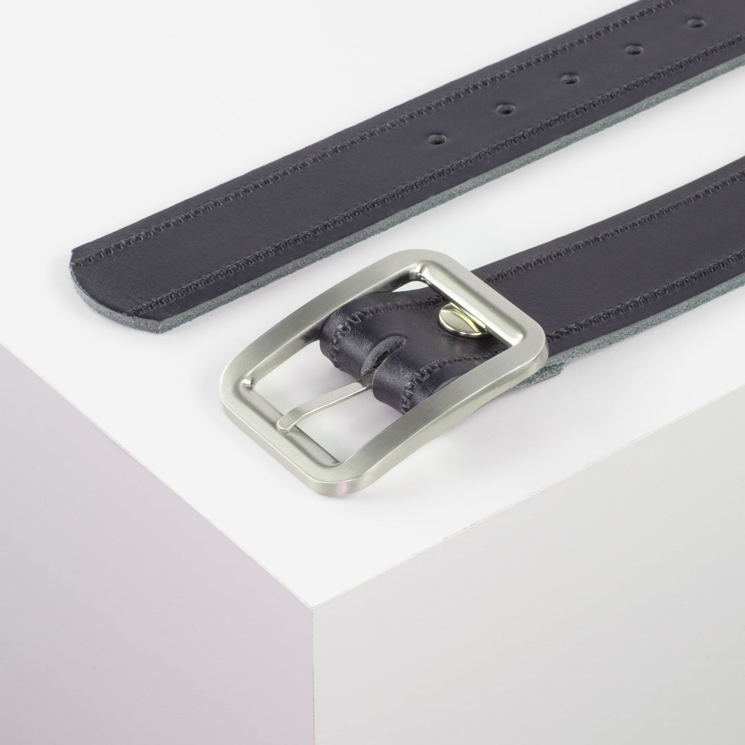 Ledergürtel 4cm mit Schnalle Munich navi Reißverschluss