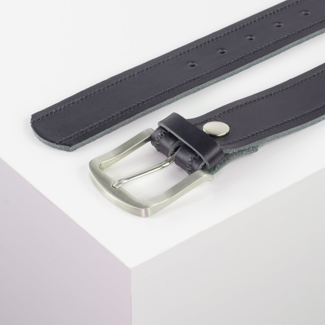 Ledergürtel 4cm mit Schnalle Tokyo navi Reißverschluss